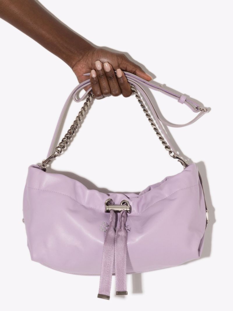 Purple Bundle Mini Leather Shoulder Bag