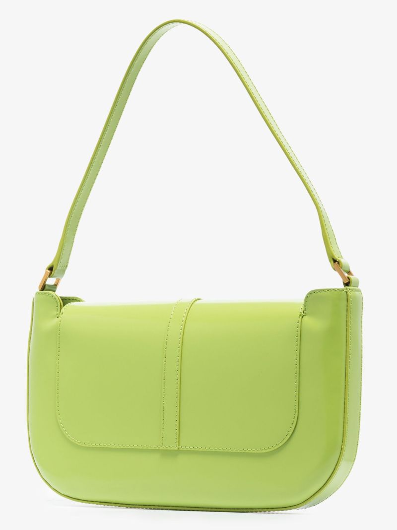 Green Miranda Leather Shoulder Bag