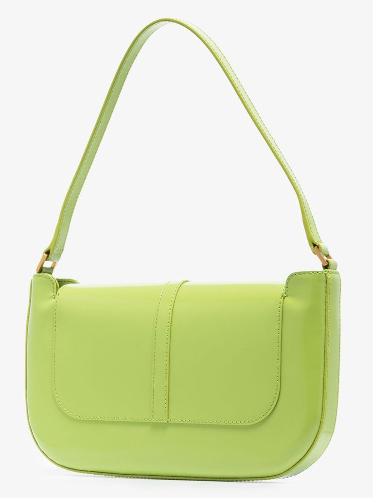 Green Miranda Leather Shoulder Bag