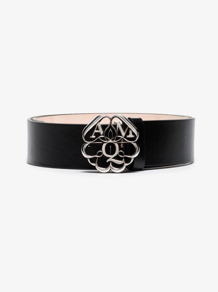 Black Leather Waist Belt