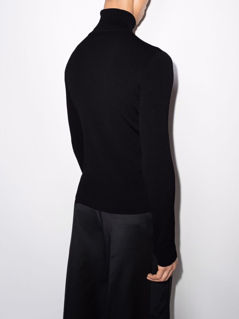 Roll Neck Logo Sweatshirt