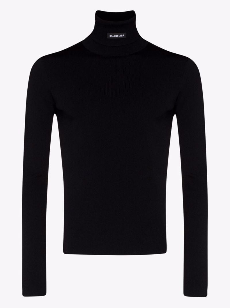 Roll Neck Logo Sweatshirt