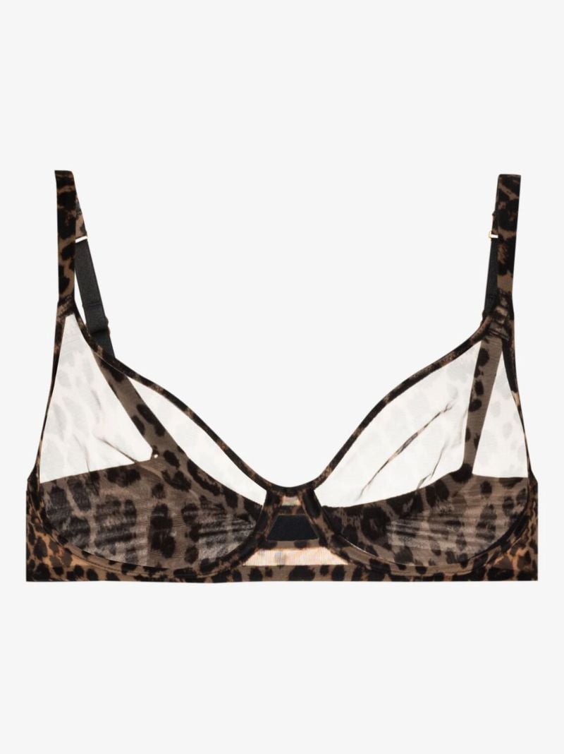 Lucky Leopard Print Underwired Bra