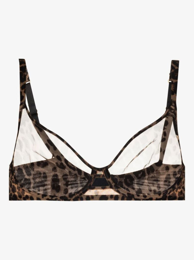 Lucky Leopard Print Underwired Bra