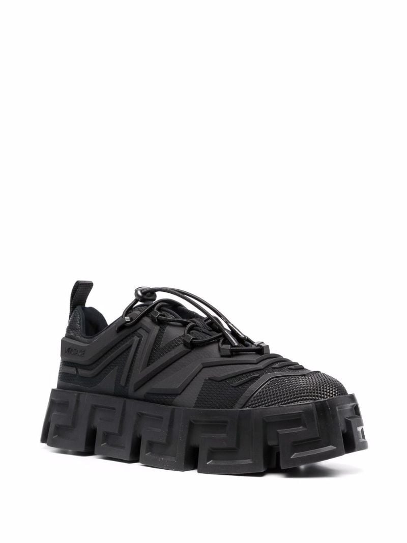 Black Greca Labyrinth Sneakers