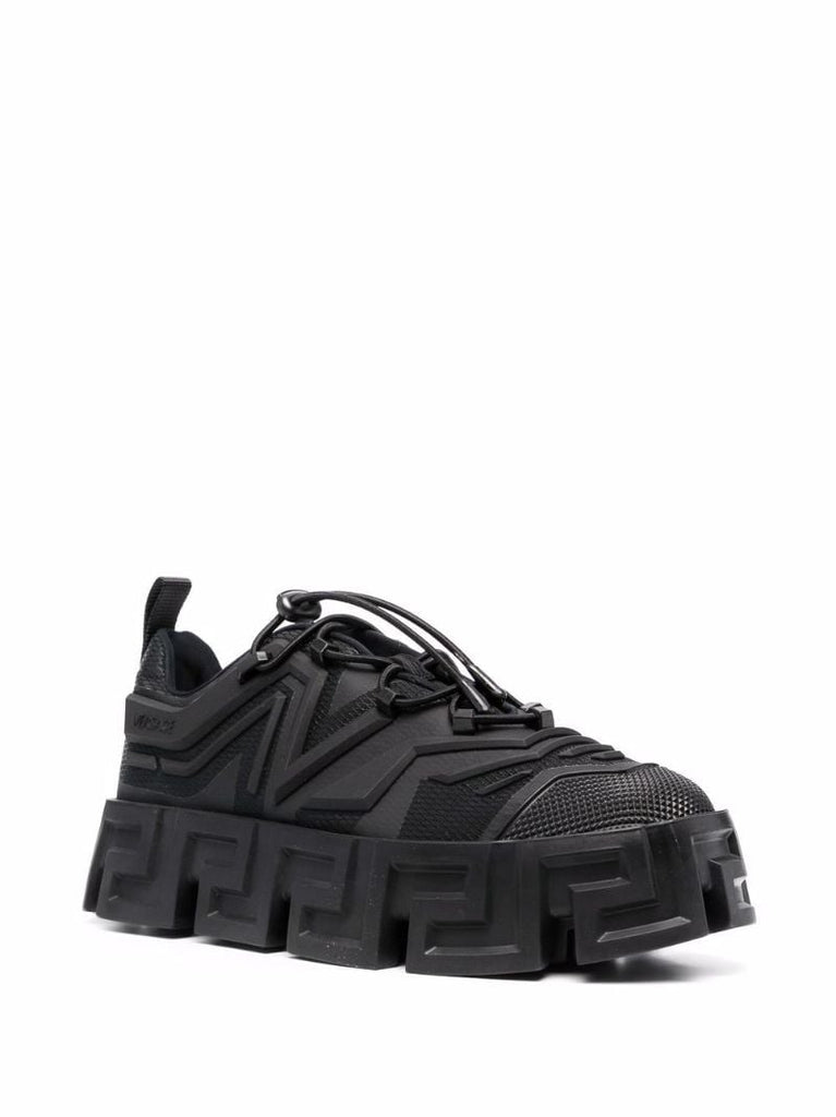 Black Greca Labyrinth Sneakers