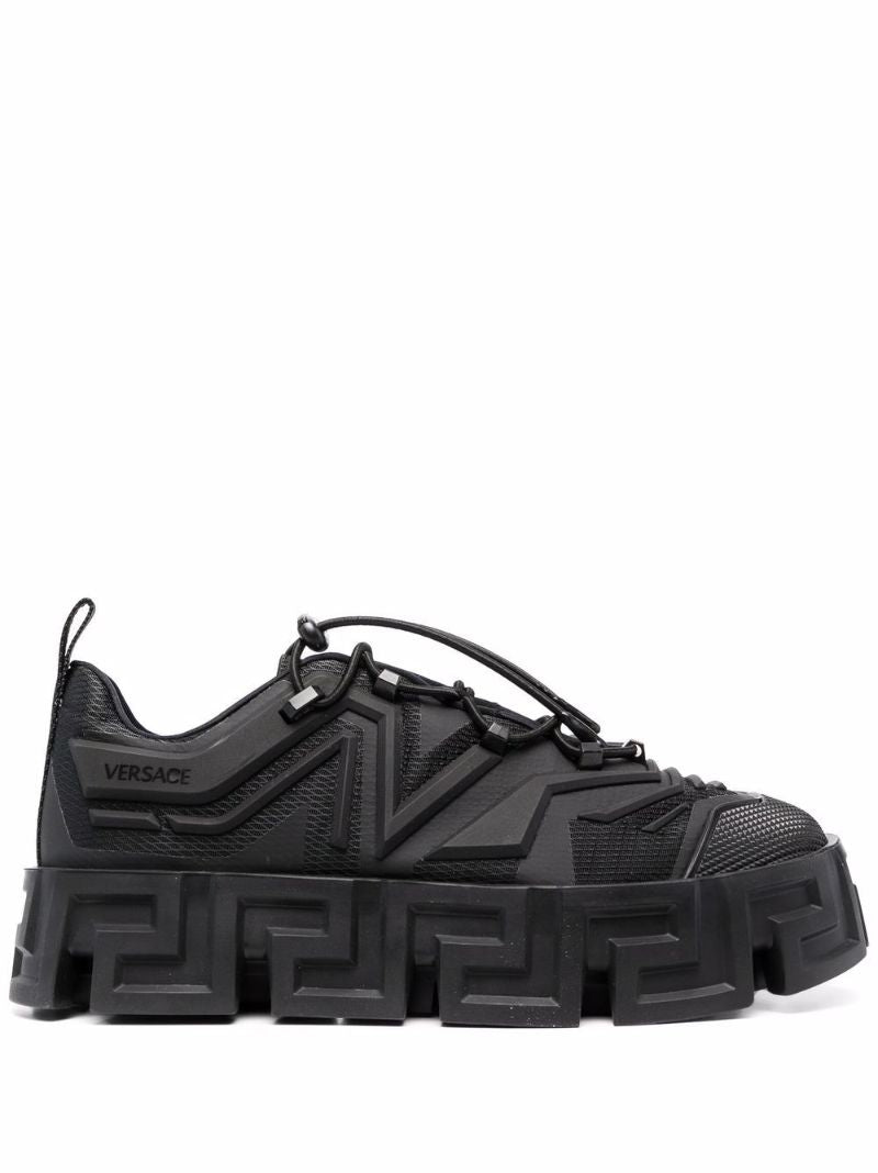 Black Greca Labyrinth Sneakers