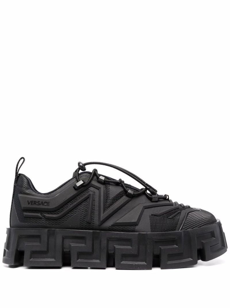 Black Greca Labyrinth Sneakers