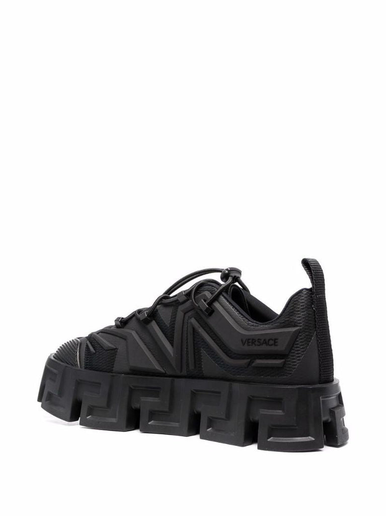 Black Greca Labyrinth Sneakers