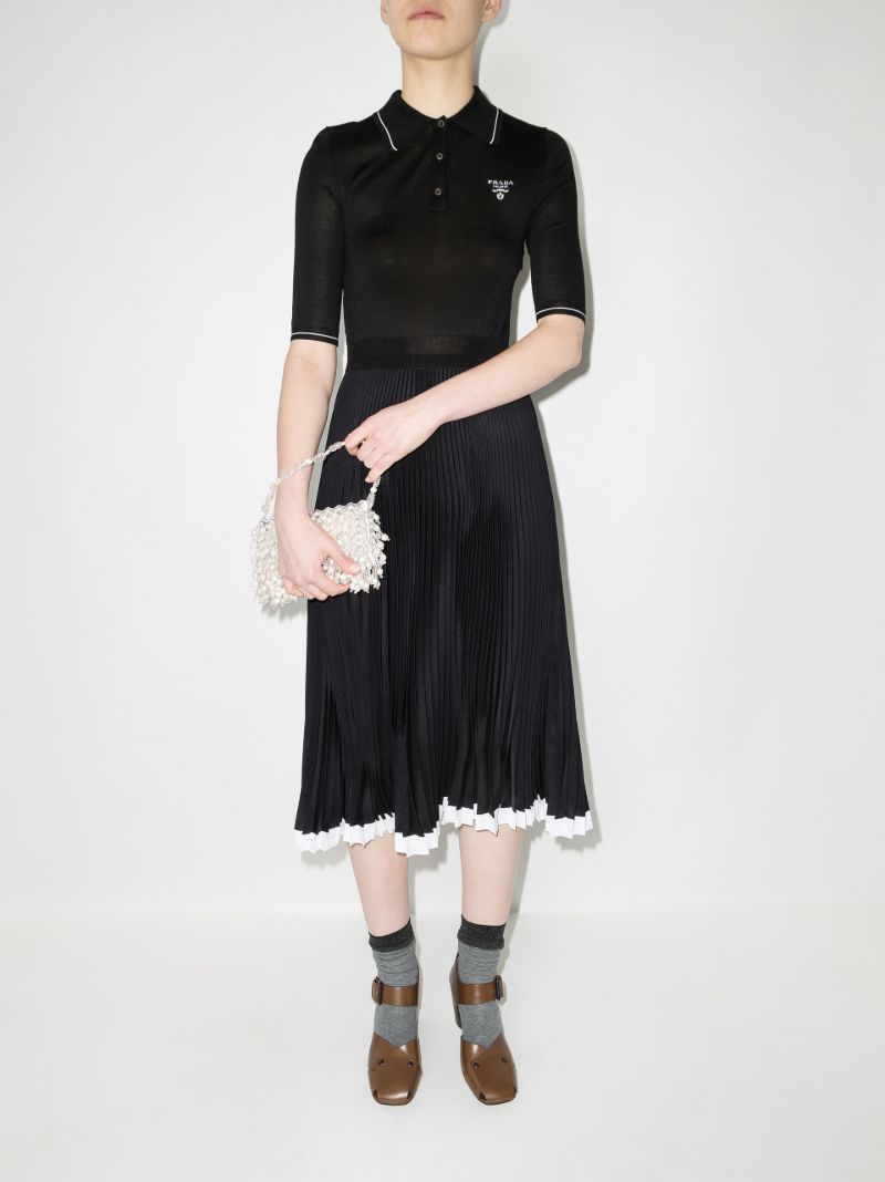 Logo Polo Shirt Dress