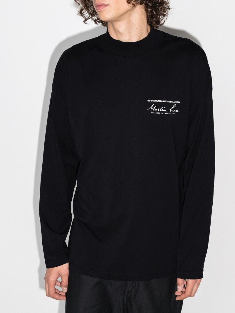 Logo Print Long Sleeve T-shirt