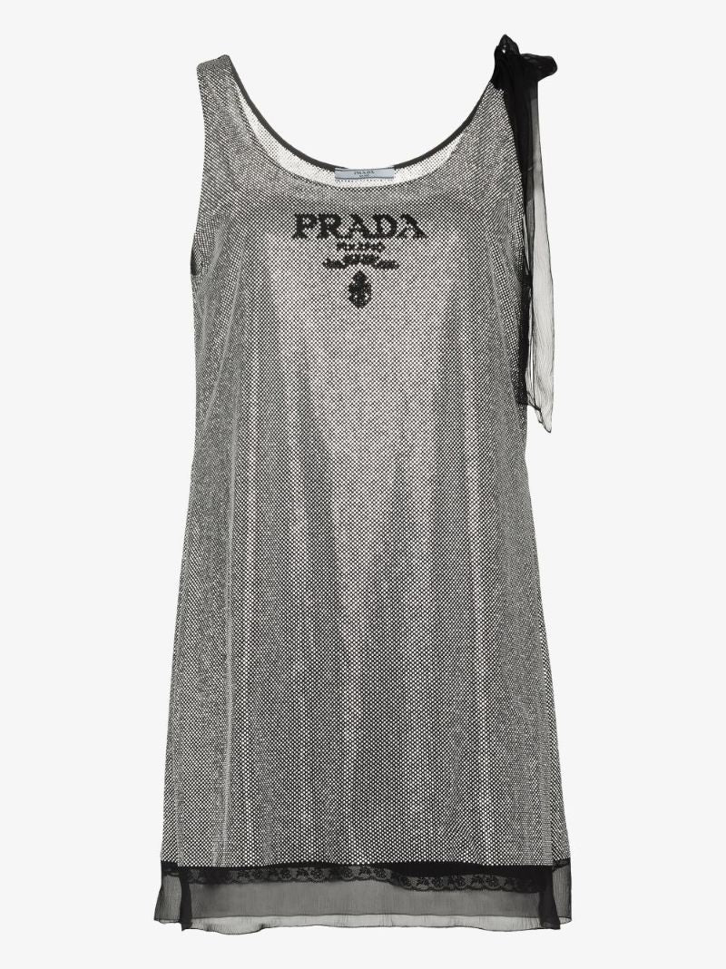 Sequin Silk Mini Dress
