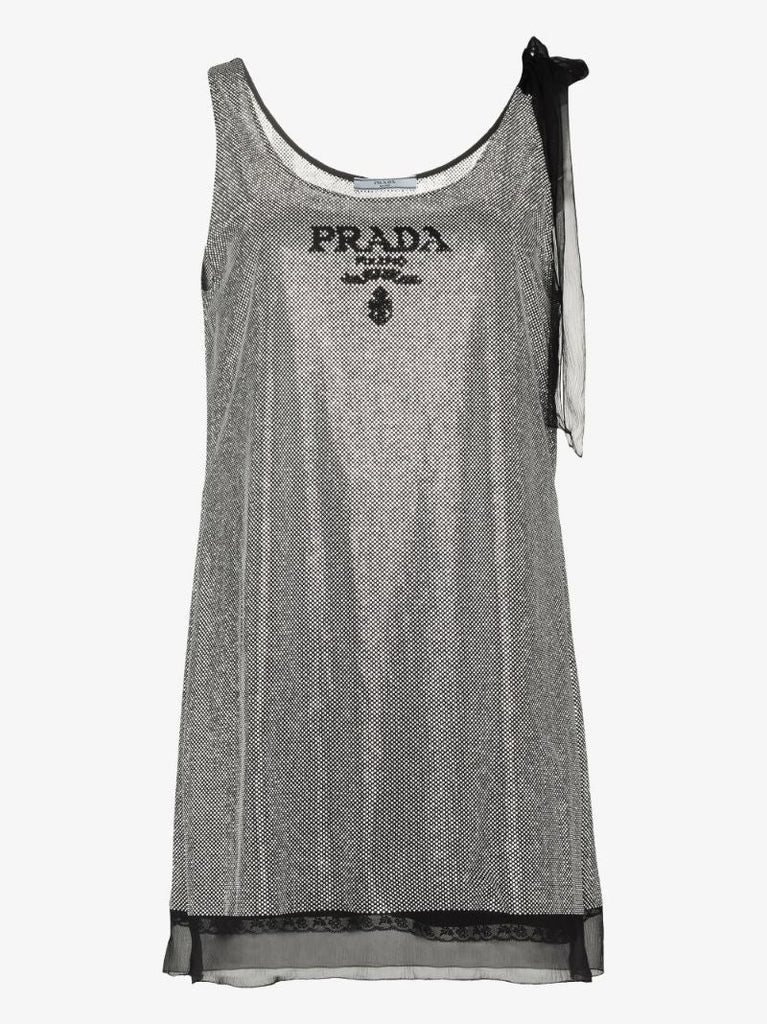 Sequin Silk Mini Dress