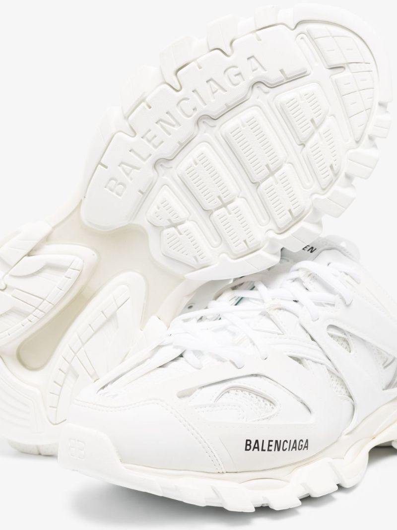 White Track Sneaker Mules