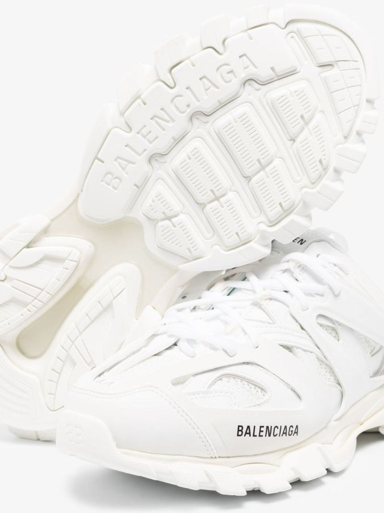 White Track Sneaker Mules