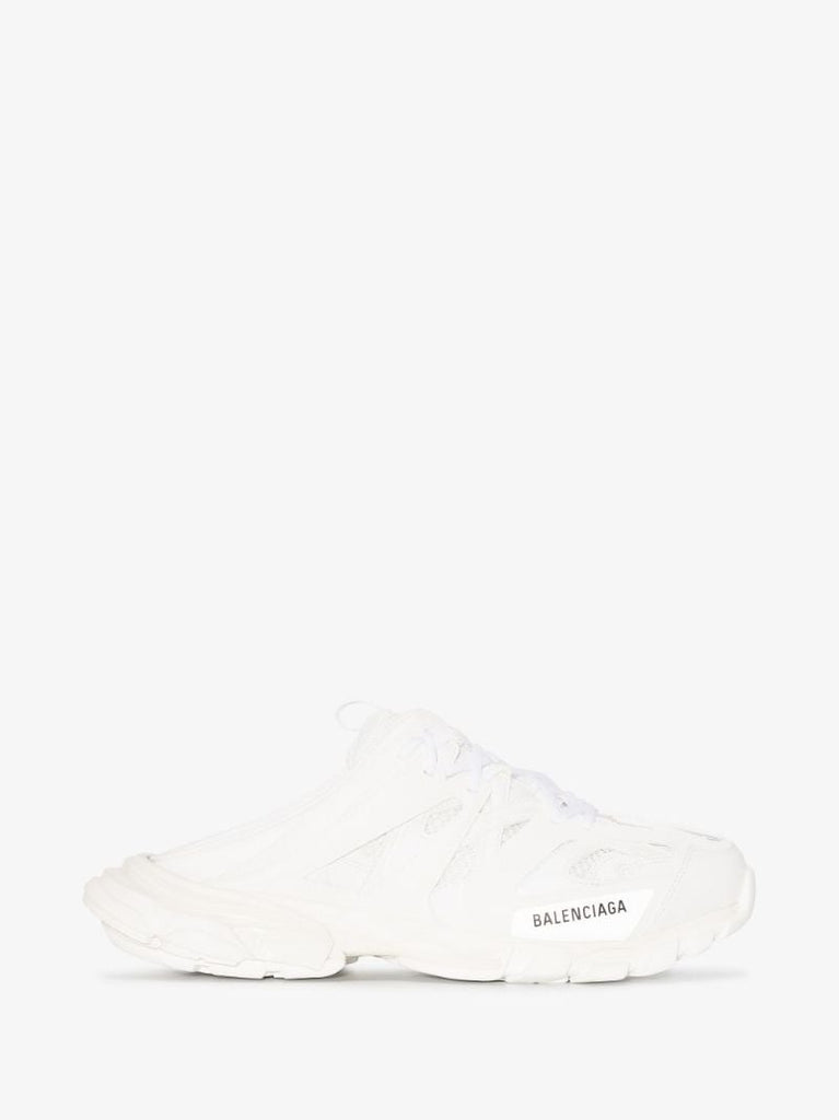 White Track Sneaker Mules