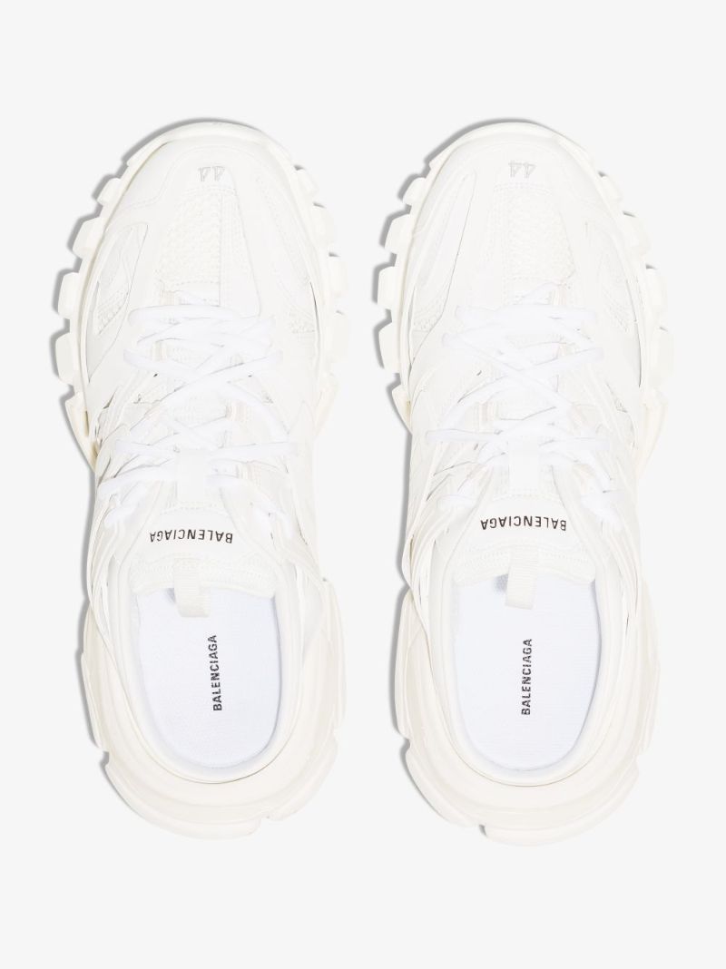 White Track Sneaker Mules
