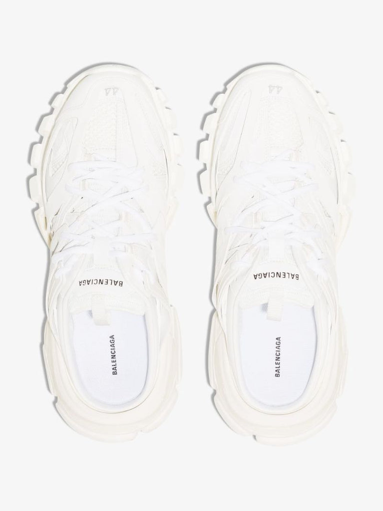 White Track Sneaker Mules