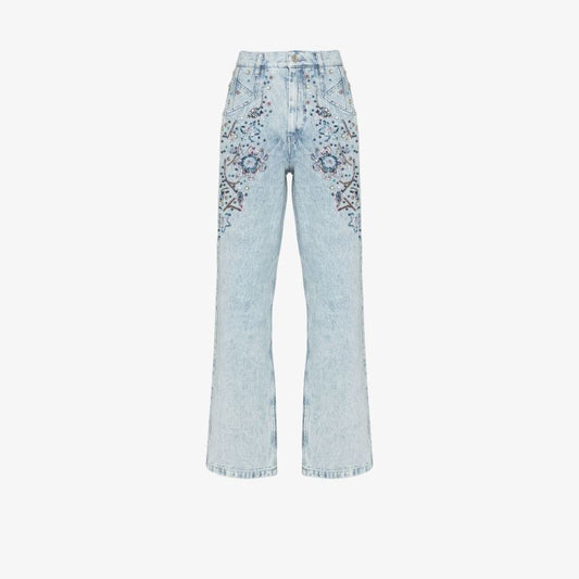 Nadegeil Sequinned Boyfriend Jeans