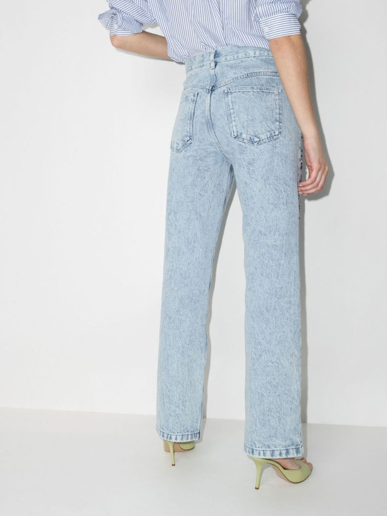 Nadegeil Sequinned Boyfriend Jeans