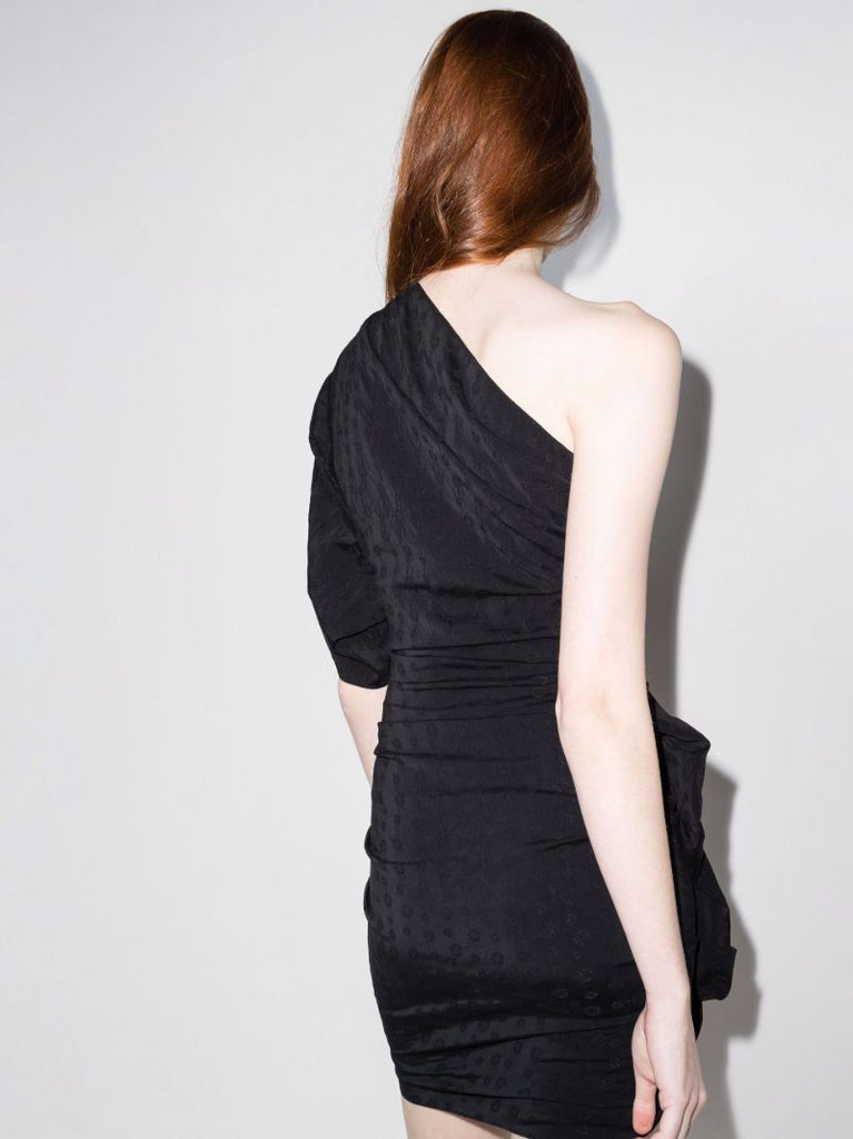 Solenne One Shoulder Mini Dress