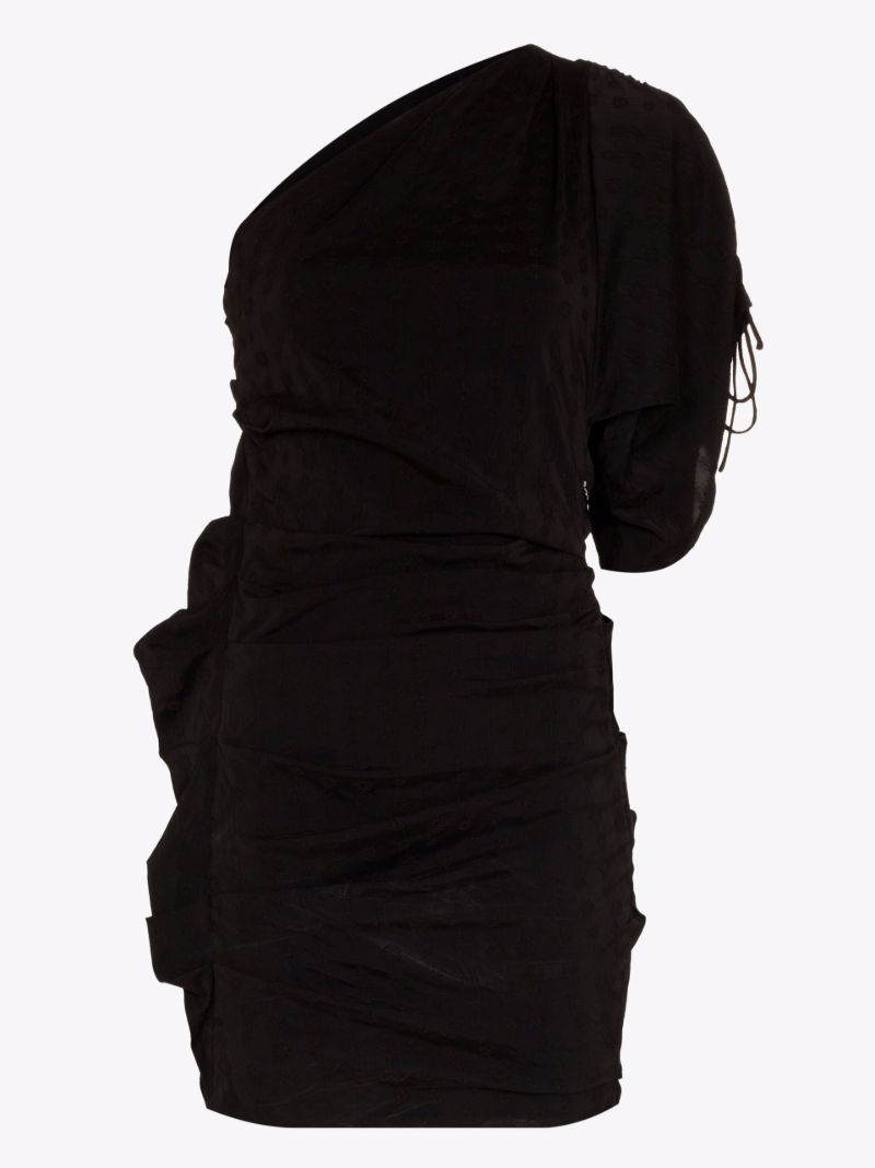 Solenne One Shoulder Mini Dress