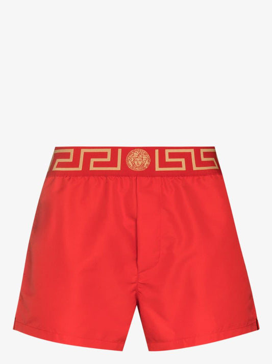 Greca Border Swim Shorts