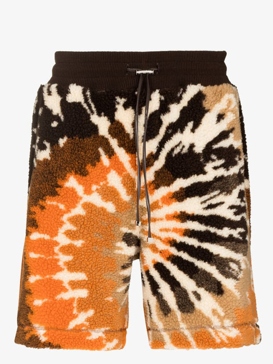 Tie-dye Fleece Track Shorts