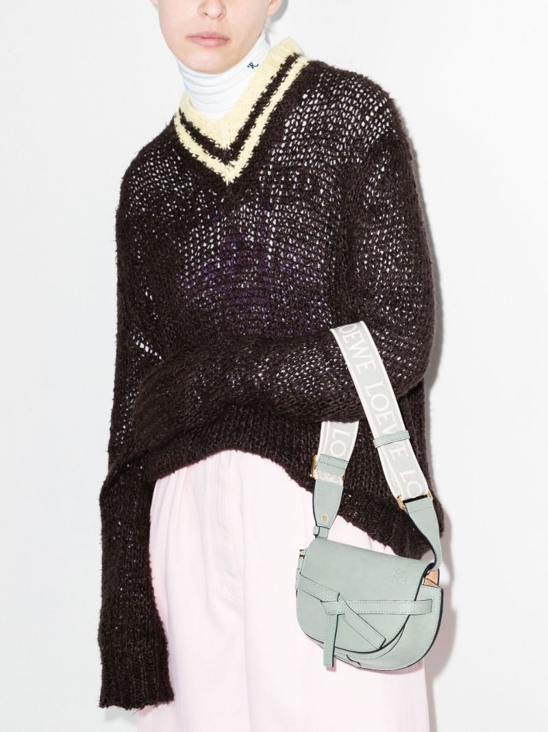 Grey Gate Mini Leather Cross Body Bag