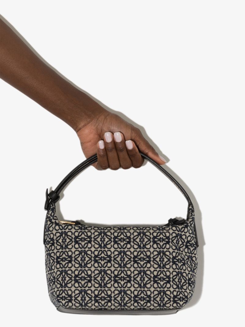 Blue Cubi Small Anagram Shoulder Bag