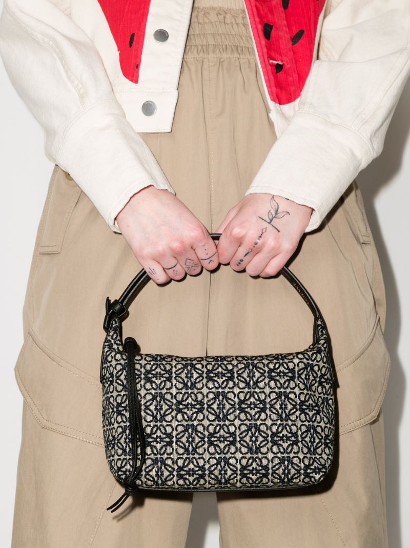 Blue Cubi Small Anagram Shoulder Bag