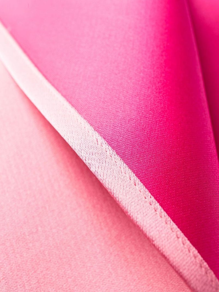 Pink Draped Detail Strapless Gown