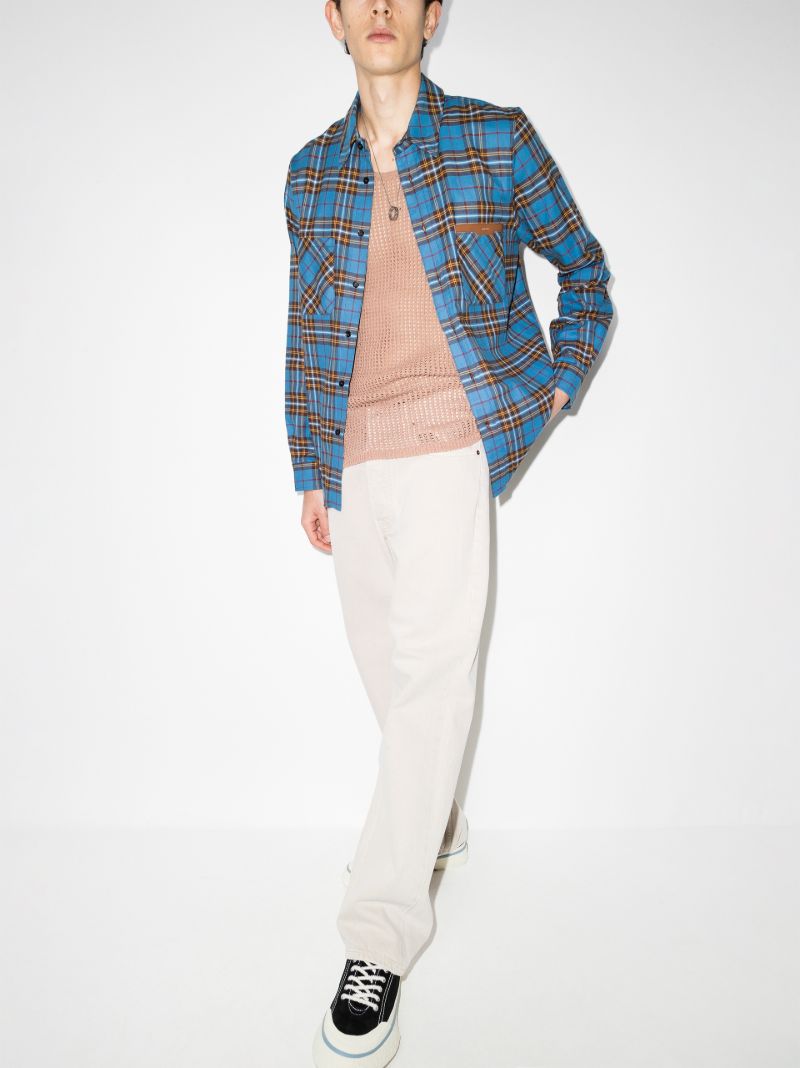 Logo Checked Flannel Shirt