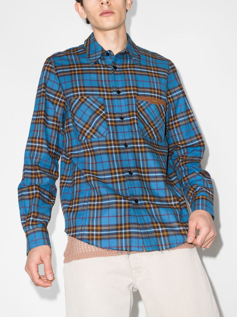 Logo Checked Flannel Shirt