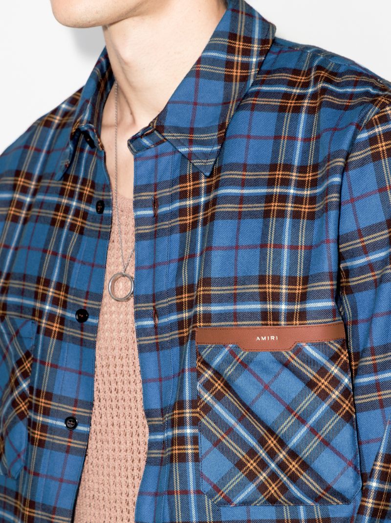 Logo Checked Flannel Shirt