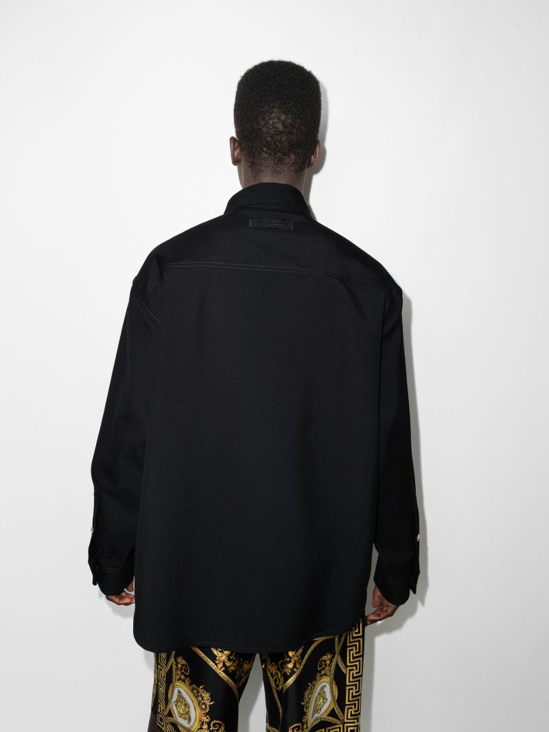 Medusa Logo Shirt Jacket