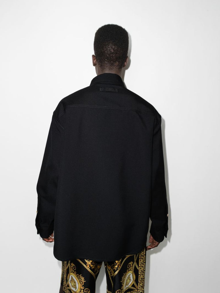 Medusa Logo Shirt Jacket