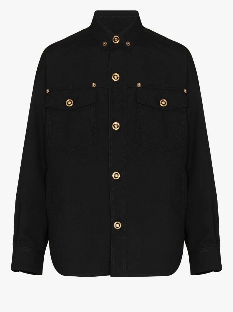 Medusa Logo Shirt Jacket