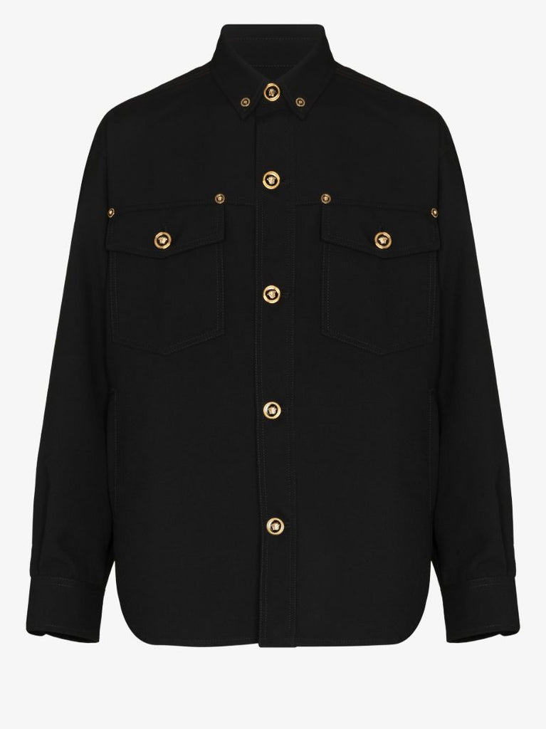 Medusa Logo Shirt Jacket