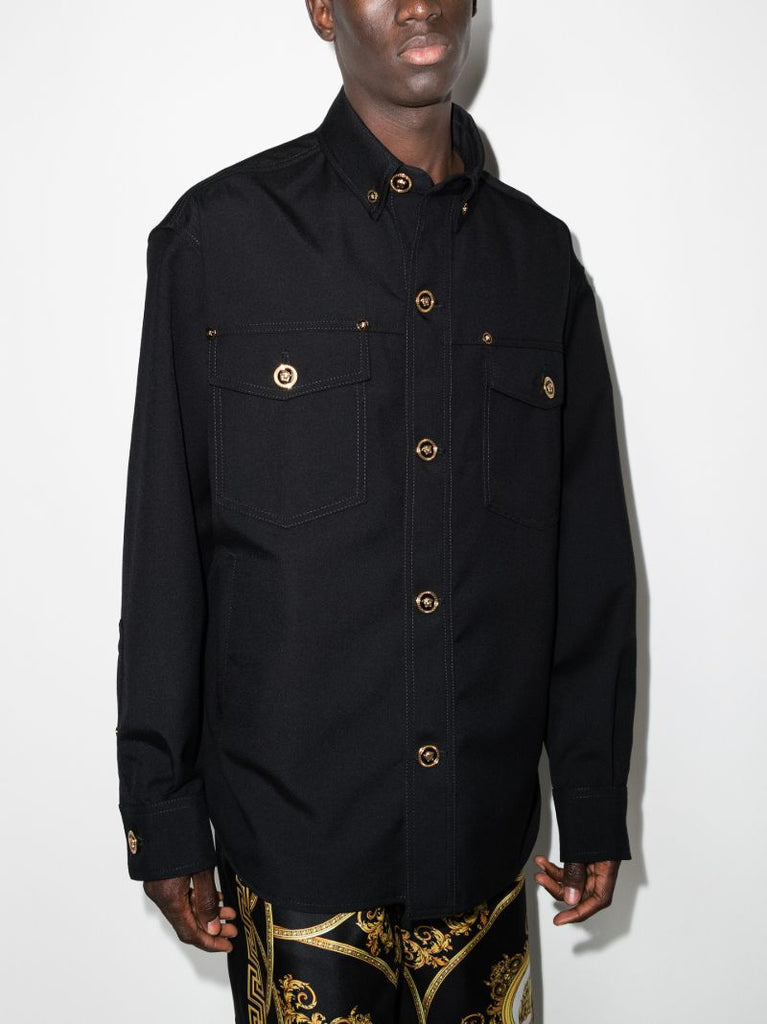 Medusa Logo Shirt Jacket