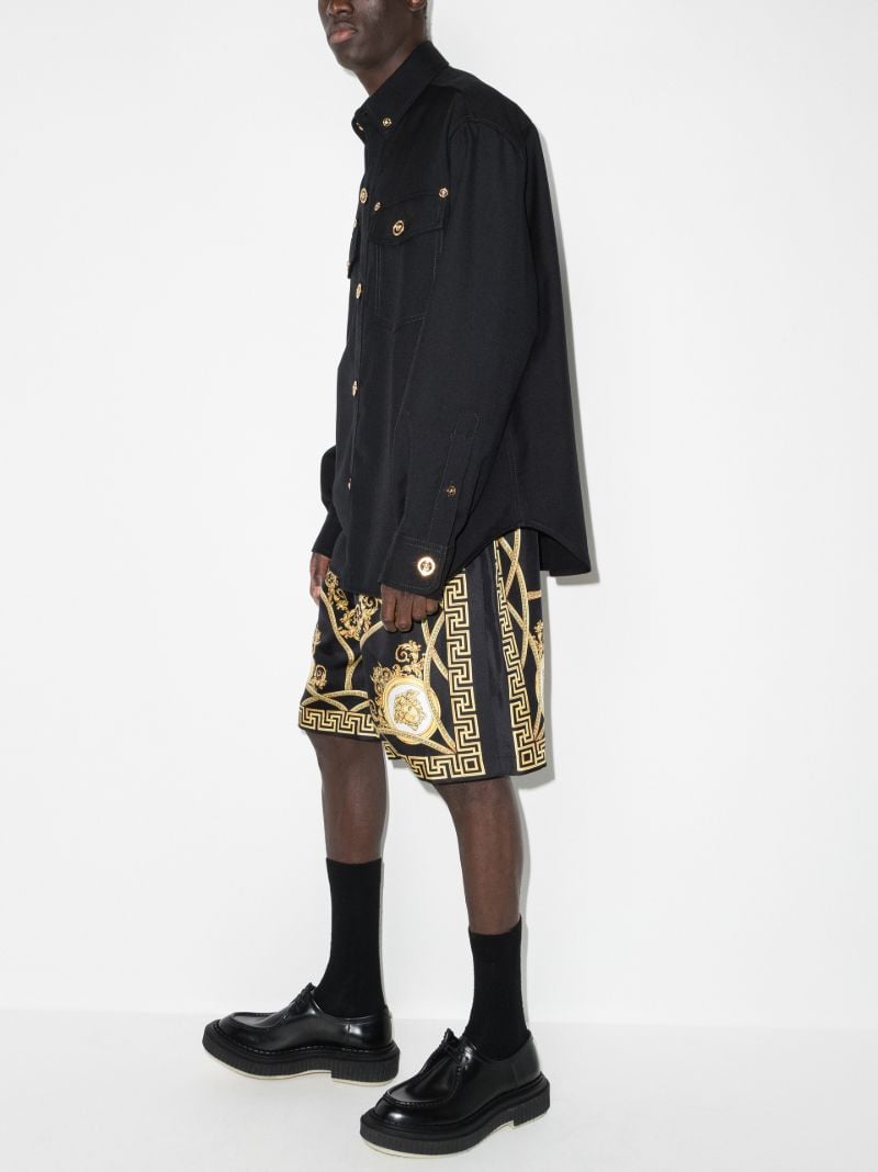 Medusa Logo Shirt Jacket