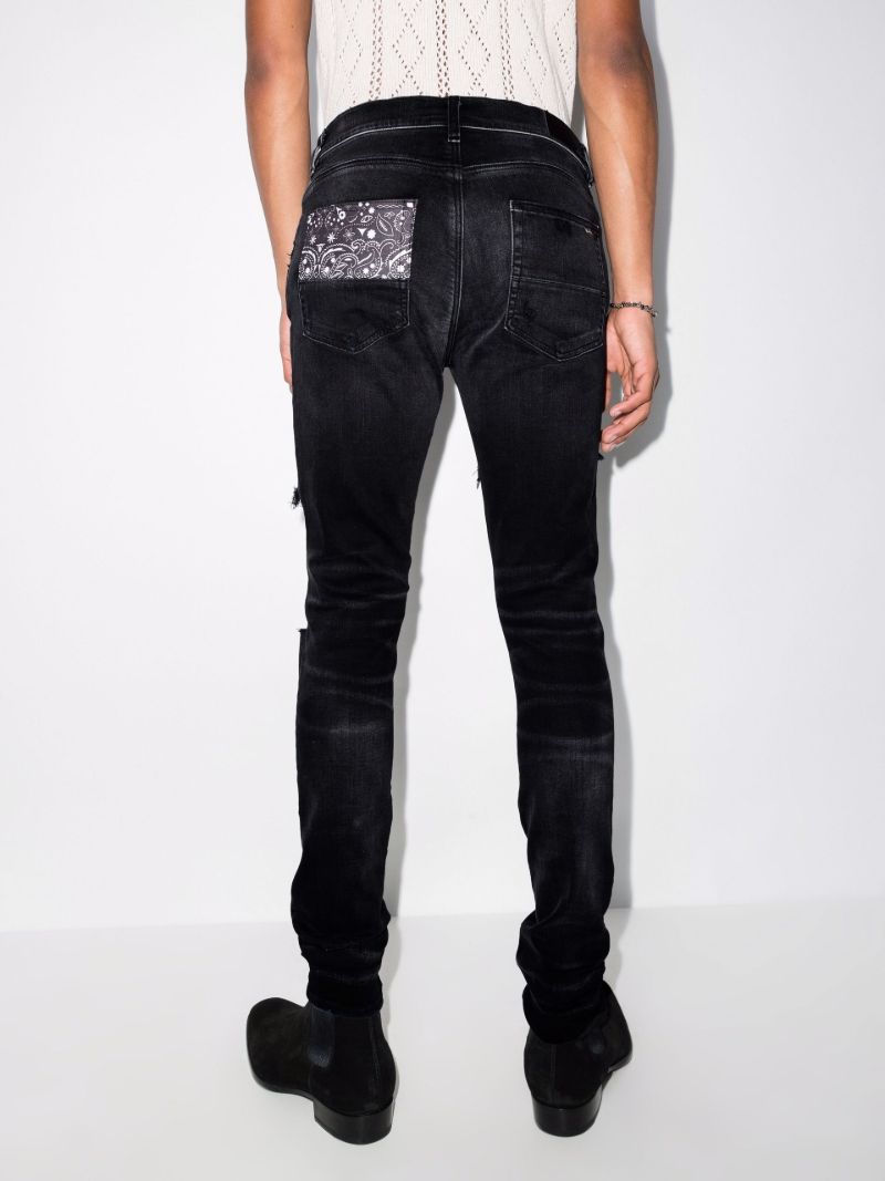 Artpatch Vintage Bandana Skinny Jeans