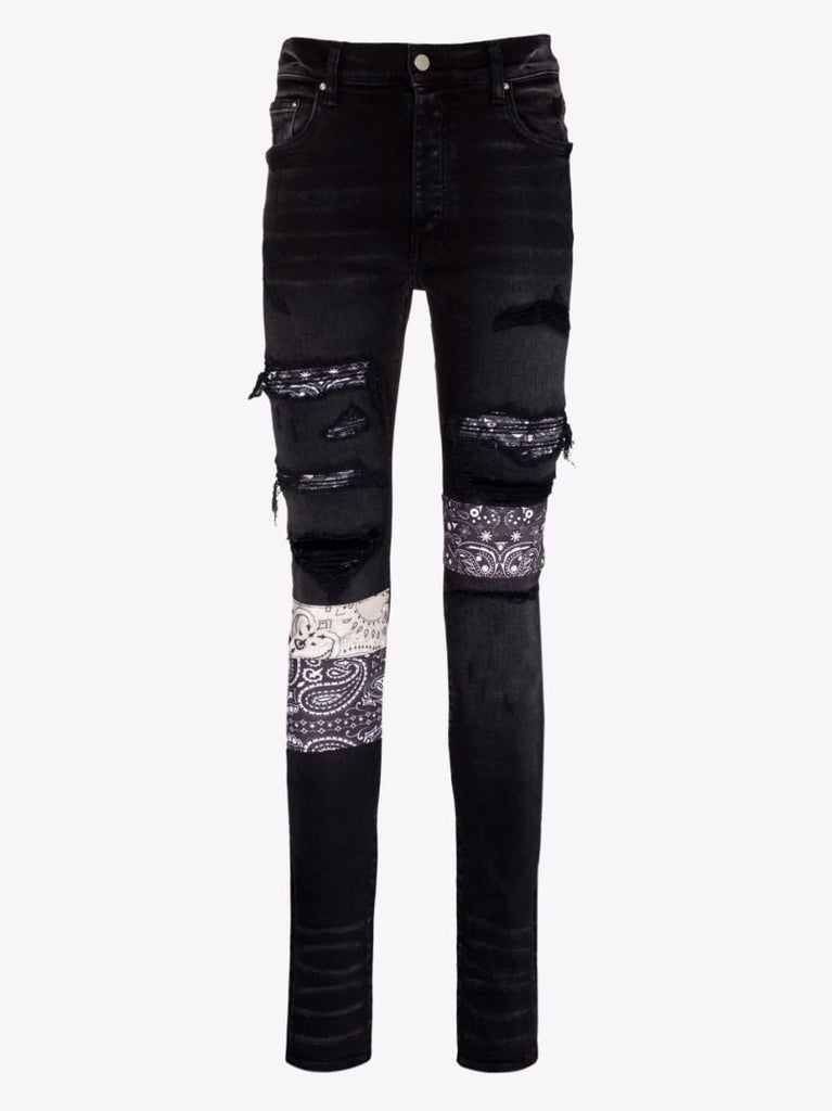 Artpatch Vintage Bandana Skinny Jeans