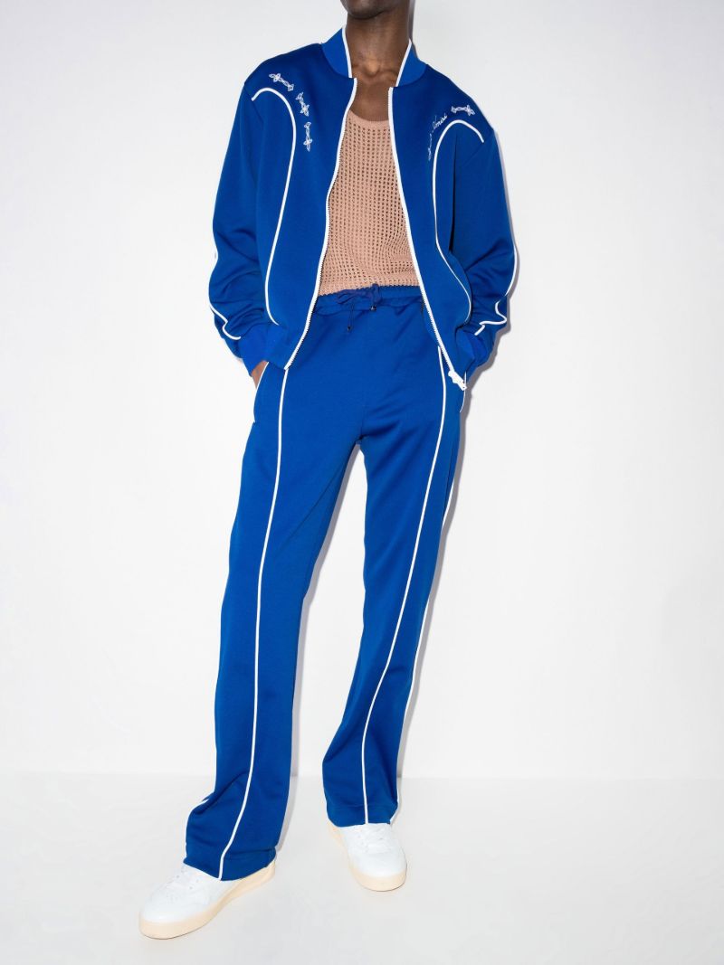 Pipe Detail Western Track Pants