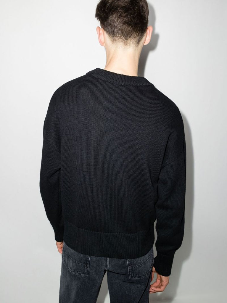 Ami De Coeur Intarsia Organic Cotton Sweater