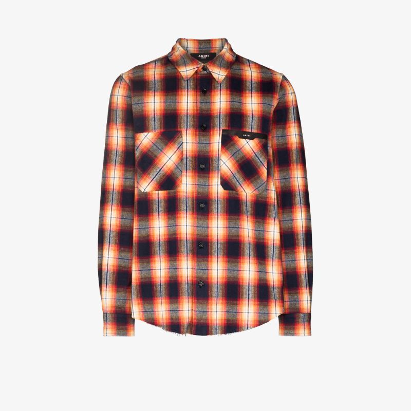 Logo Checked Flannel Shirt