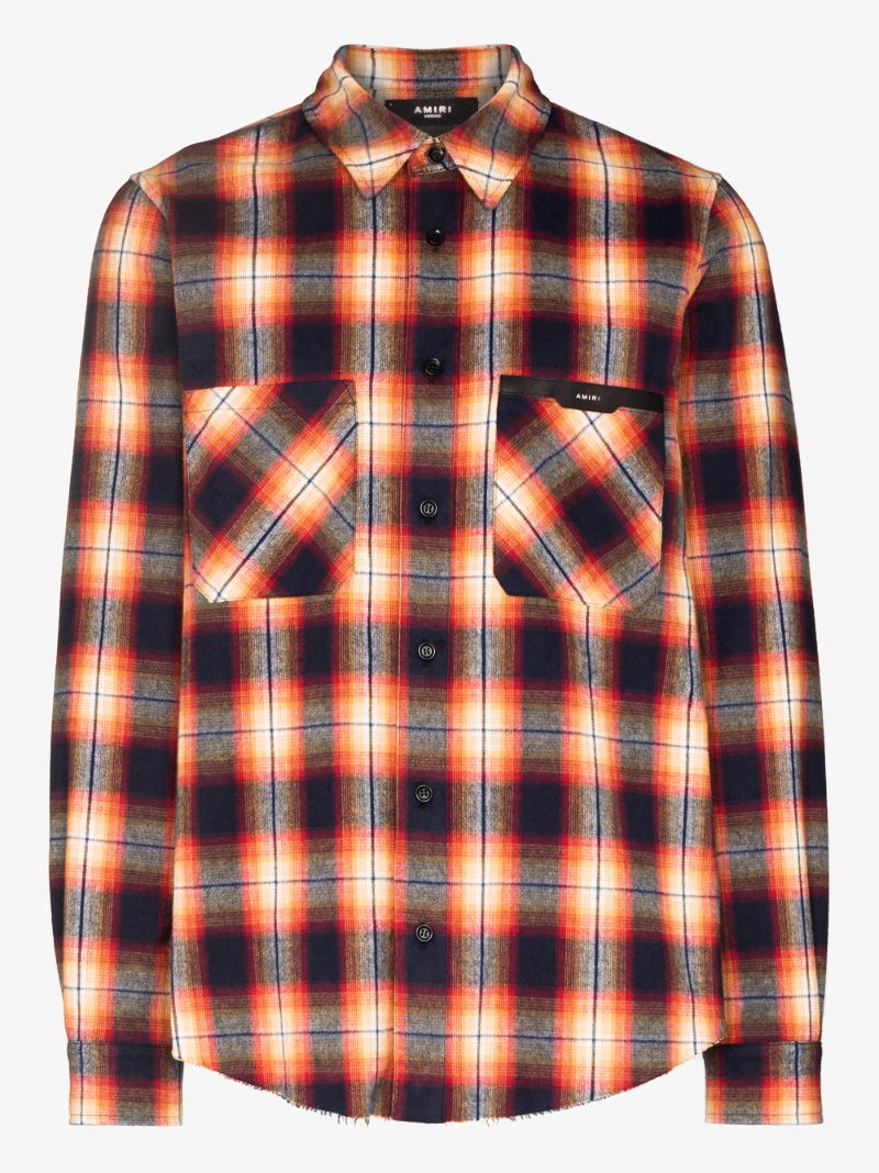 Logo Checked Flannel Shirt