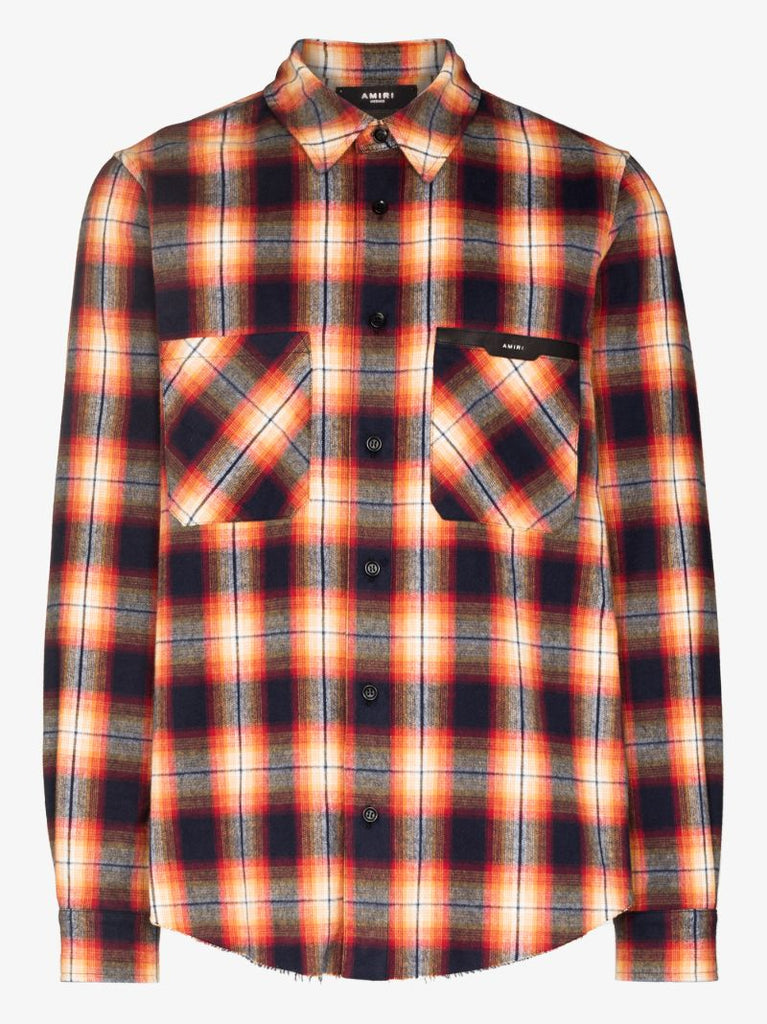 Logo Checked Flannel Shirt