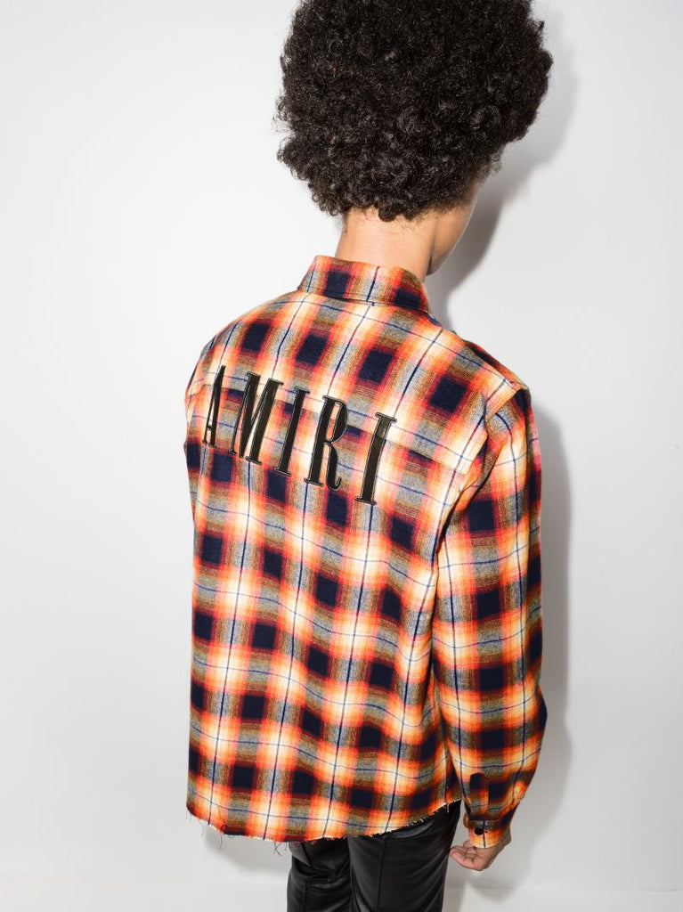 Logo Checked Flannel Shirt