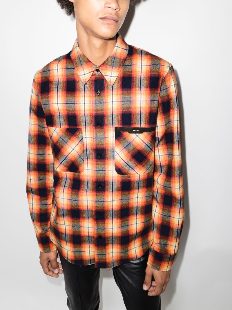 Logo Checked Flannel Shirt